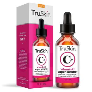 TruSkin Vitamin C-Plus Super Serum, Anti Aging Anti-Wrinkle Facial Serum, For All Skin Types, 1 oz"