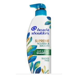 Head & Shoulders Supreme Sulfate Free Nourish & Smooth Shampoo, All Hair Types, 11.8 fl oz"