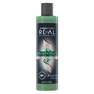 Dove Men+Care Real Biomimetic Care Reconstruct Daily Shampoo with Coco Fatty Acid, 10 fl oz"