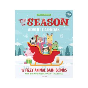 Feeling Smitten Joon x Moon Animal Advent Calendar Bath and Body Gift Set - 24oz/12pc