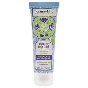 Moisturising Facial Cream by Human+Kind for Unisex - 2.5 oz Cream