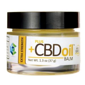 PlusCBD Oil Cbd Full Spectrum Hemp Balm - Extra Strength 1.3 oz Balm