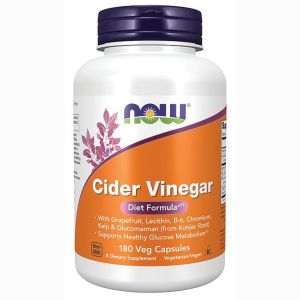 Now Foods Apple Cider Vinegar Capsules, 500 Mg, 180 Ct"