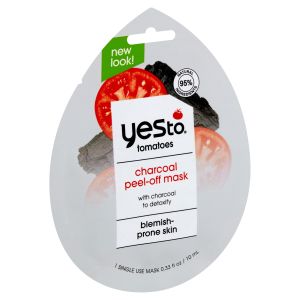 Yes to Tomatoes Charcoal Peel-Off Mask, 0.33 fl oz"