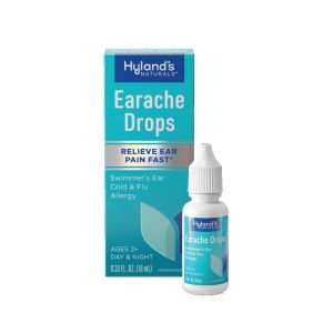 Hyland's Earache Drops, Natural Relief of Earaches, Swimmers Ear and Allergies, 0.33 Oz"