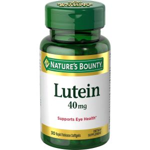 Nature's Bounty Lutein Softgels, Supports Eye Health, 40 Mg, 30 Ct"