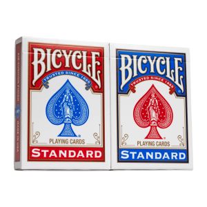 Bicycle Playing Cards, 2 Pack, Standard Index (Red & Blue)"