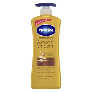 Vaseline Intensive Care Vitamin E Non Greasy Women's Body Lotion Dry Skin Almond Smooth, 20.3 oz"