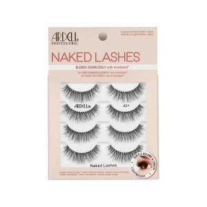 Ardell Naked Lash 421, Black, 4 Pairs,"