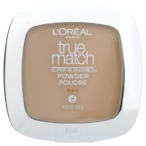 L'Oreal Paris True Match Super Blendable Oil Free Makeup Powder, Buff Beige, 0.33 oz"