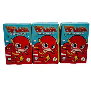 The Flash cartoon adhesive sterile bandages 14 ct band aids Kids