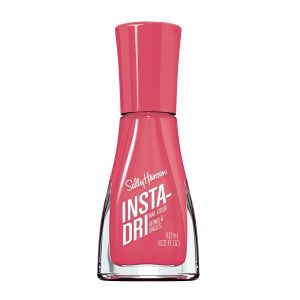 Sally Hansen Insta-Dri Nail Color, Fast and Fuchsia, 3-in-1 Formula, Color Nail Polish, 0.31 oz, Quick Dry Nail Polish, Nail Polish, Top Coat Nails, Full Coverage Formula, One Stroke, One Coat"