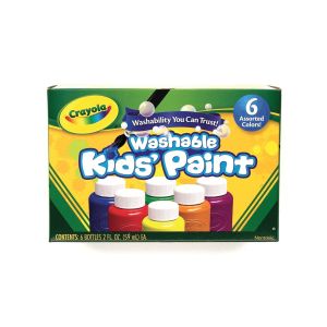 Crayola Washable Kids' Paint Set, 6-Colors"