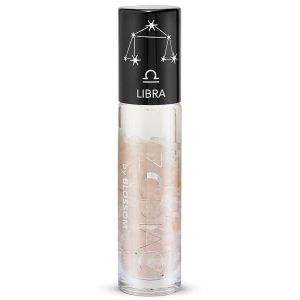 Blossom Zodiac Sign Vanilla Scented Moisturizing Roll-On Lip Gloss with Crystals, Made in USA, 0.20 fl. oz./5.9ml, Libra"