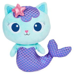 Gabby’s Dollhouse, 8-inch MerCat Purr-ific Plush Toy"