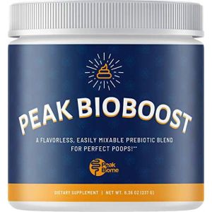 Peak Biome: Official Peak BioBoost - Prebiotic Fiber Supplement for Amazing Poops - 30 Servings, One Month Supply - Flavorless and Dissolves Easily - No Gluten, Soy or Dairy"