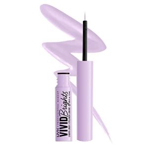 NYX Professional Makeup Vivid Brights Liquid Liner, Smear-Resistant Eyeliner, Lilac Link"