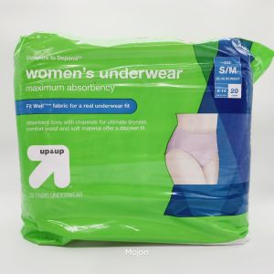 Incontinence Underwear for Women - Unscented - Maximum Absorbency - S/M - 20ct - up & up™