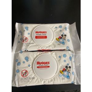 Huggies Simply Clean, On the Go, Unscented Baby Wipes, 4 Packs, 128 Total Ct (32 Each)"