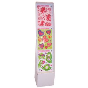 Impact Innovations Valentine Cling Floor Display Holiday Decoration Assorted 12 in. x 17 in.