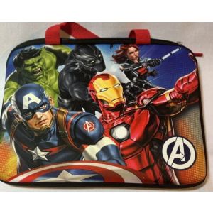 Marvel Avengers Boys Tech Laptop Tablet Carrying Case 13 In Zip Closure