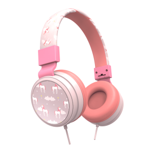 Gabba Goods Kids Safe Sound Adjustable, Foldable 3.5mm Wired Over Ear Headphones with Printed Design"