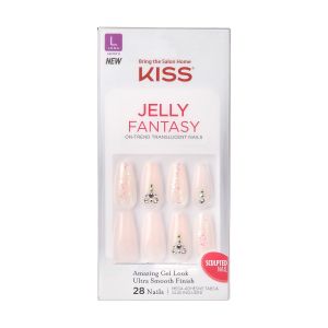 KISS Jelly Fantasy Sculpted Gel Nails, 'Jelly Juice', 28 Count"