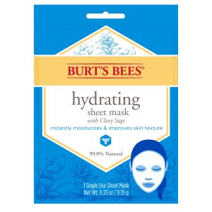 Burt's Bees Hydrating Face Mask, Single Use Sheet Mask, 1 Count"