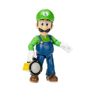 Nintendo the Super Mario Bros. Movie Luigi Figure with Flashlight Accessory