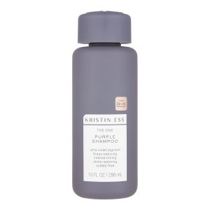 Kristin Ess Hair Purple Shampoo for Blonde, Brunette, Silver + Grey Hair, Anti Brass + Yellow Tones, Sulfate Free Toning Shampoo, 10oz"