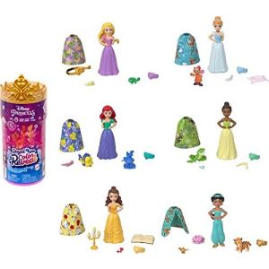 Disney Princess Royal Color Reveal Doll Case of 4