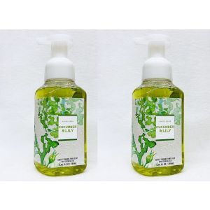 Bath & Body Works Gentle Foaming Hand Soap in Cucumber Lily (2 Pack)