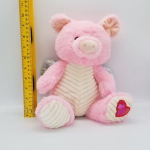 Russ Pink Pig with Wings & as Heart 10" Plush Stuffed Animal NWOT