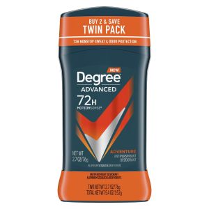 Degree Men 72H Antiperspirant Deodorant Adventure, 2.7 oz, 2 Pack"