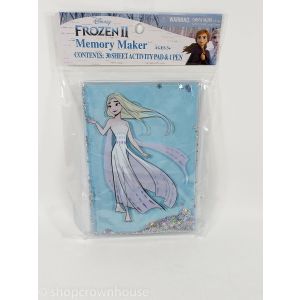 Disney 2021 FROZEN 2 Elsa Memory Maker 30 Sheet Activity Pad Book Ages 3+