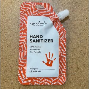 Essentials by Urban Secrets Hand Sanitizer, 1 Oz Expiration 07/2023. 2 Pack