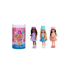 Barbie Color Reveal Sporty Series Chelsea Small Doll with 6 Surprises