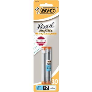 BIC Pencil Lead Refills, Fine Point (0.5mm), 30ct (L530P1)"