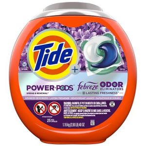 Tide Power Pods Spring Renewal Scent Laundry Detergent Pods (25-Count)