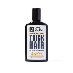 Duke Cannon 10 oz Bay Rum New Anchor Thick Hair 2-in-1 Shampoo