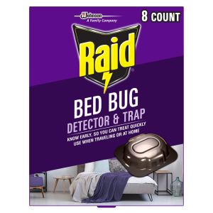 Raid Bed Bug Detector & Trap, For Home or Travel, 8 Count"