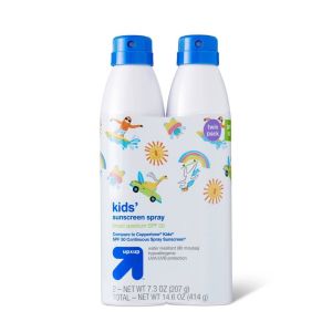 Kids' Sunscreen Spray - SPF 50 - 14.6oz/2pk - up & up™