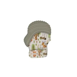 Malarkey Kids Munch Mitt Teether - Gray Woodland