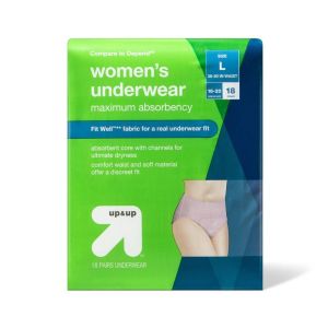 Incontinence Underwear for Women - Unscented - Maximum Absorbency - L - 18ct - up & up™