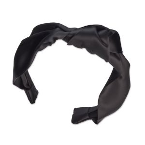 Scunci Black Satin Turban Headband