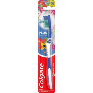 Colgate Cleaning Tip Plus Toothbrush Soft, 1.0 CT"