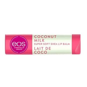 eos 100% Natural Lip Balm Stick, Made for Sensitive Skin, Coconut Milk, 0.14 oz"