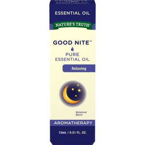 Nature's Truth Goodnite Essential Oil Blend | 15 mL | 100% Pure & Undiluted | GC/MS Tested | Blend of Lavender, Tangerine, Bergamot, Cypress, Geranium, Frankincense, Chamomile Oil"