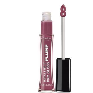 L'Oreal Paris Infallible Pro Gloss Plump Lip Gloss with Hyaluronic Acid, 608 True Berry"