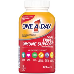 One A Day Triple Immune Support Complete Multivitamin, 100 Count"